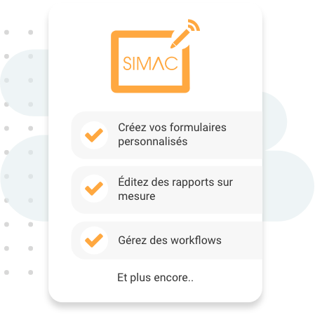 Fonctionnalités SIMAC